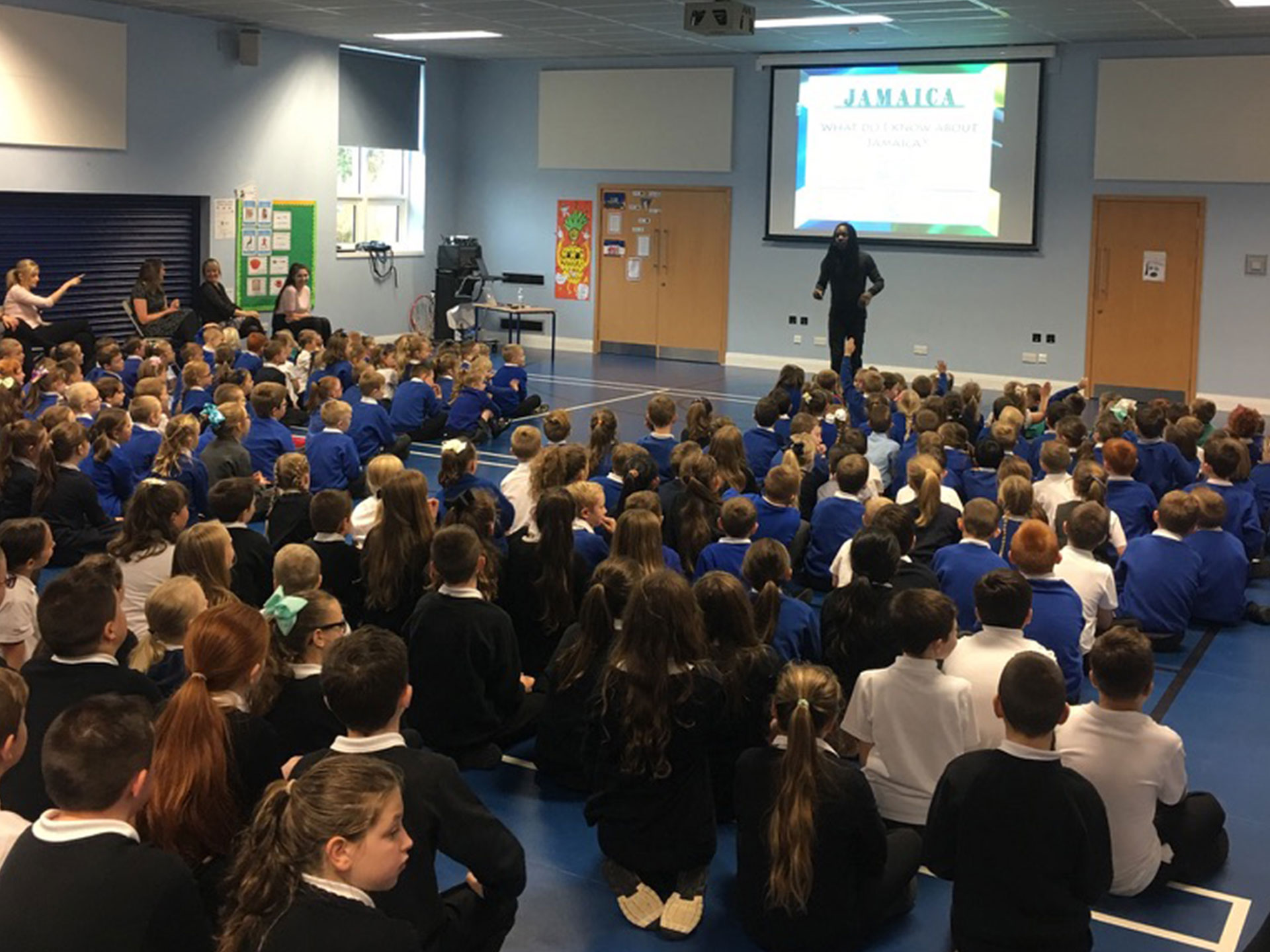 Reclaimed Territory School Tour performance